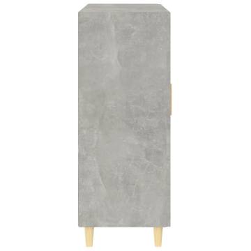 Stylish Concrete Grey Sideboard - 69.5x34x90 cm | HipoMarket