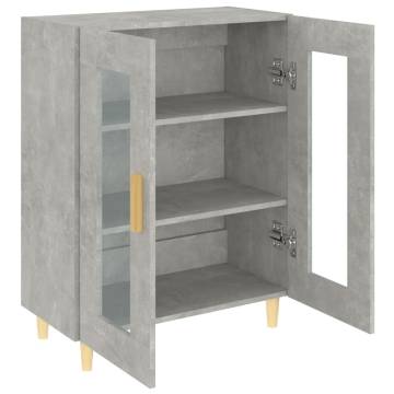 Stylish Concrete Grey Sideboard - 69.5x34x90 cm | HipoMarket