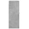 Wall Mounted Cabinets - 2 pcs Concrete Grey Engineered Wood