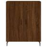 Stylish Highboard Brown Oak - 69.5x34x180 cm | HipoMarket UK