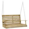 Swing Bench 110 cm - Impregnated Pinewood for Outdoor Relaxation