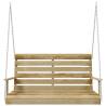 Swing Bench 110 cm - Impregnated Pinewood for Outdoor Relaxation