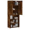 Stylish Highboard Smoked Oak - 69.5x34x180 cm | HipoMarket