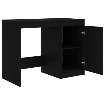 Modern Black Desk 140x50 cm | Stylish Office Furniture