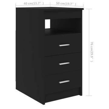 Modern Black Desk 140x50 cm | Stylish Office Furniture