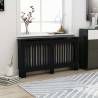 Radiator Cover Black 152x19x81.5 cm MDF Colour black Size 152 x 19 x 81.5 cm Quantity in Package 1 