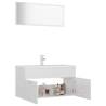 High Gloss White Bathroom Furniture Set | Stylish & Functional