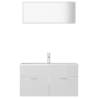 High Gloss White Bathroom Furniture Set | Stylish & Functional