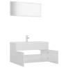 High Gloss White Bathroom Furniture Set | Stylish & Functional