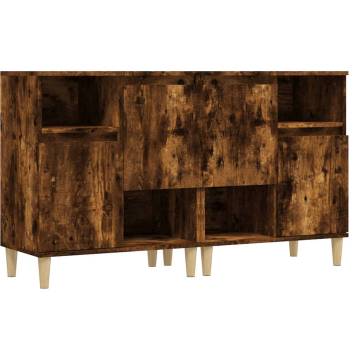 Trendy Smoked Oak Sideboards - 2 pcs | Hipomarket