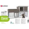 FLAMINGO Rabbit Hutch Floret Urban - Cozy & Durable Design