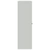 Stylish Light Grey & Dark Grey File Cabinet - 90x40x140 cm