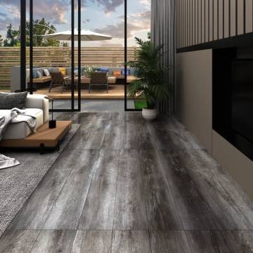 Self-Adhesive PVC Flooring Planks - Striped Wood (5.21 m²)