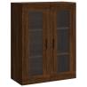 Stylish Highboard Brown Oak - 69.5x34x180 cm | Hipomarket