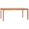 Garden Dining Table 180x90x77 cm Solid Teak Wood Size 180 x 90 x 77 cm Quantity in Package 1 