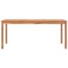 Garden Dining Table 180x90 cm - Solid Teak Wood Furniture