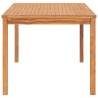 Garden Dining Table 180x90 cm - Solid Teak Wood Furniture