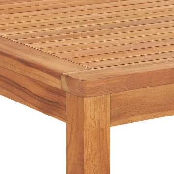 Garden Dining Table 180x90 cm - Solid Teak Wood Furniture