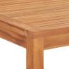 Garden Dining Table 180x90 cm - Solid Teak Wood Furniture