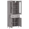 Highboard Grey Sonoma - Stylish Storage Cabinet | Hipomarket UK