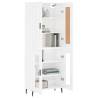 Highboard High Gloss White - Stylish Storage Solution | HipoMarket