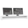 Monitor Stand White 100x24x13 cm | Ergonomic & Organized