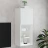 TV Cabinet with LED Lights White 40.5x30x102 cm Colour white Quantity in Package 1 Height 102 cm Width 40.5 cm 