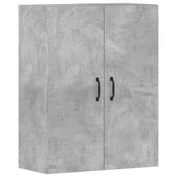 Elegant Wall Mounted Cabinets - 2pcs Concrete Grey | HipoMarket