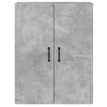 Elegant Wall Mounted Cabinets - 2pcs Concrete Grey | HipoMarket