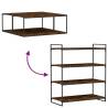 Wall Shelves Set of 4 - Smoked Oak | Durable Engineered Wood