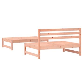 2 Piece Garden Lounge Set - Solid Wood Douglas | Hipo Market