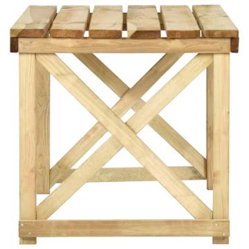 Garden Table 110x79 cm | Durable Impregnated Pinewood