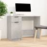 Desk Concrete Grey 100x50x75 cm Engineered Wood Colour concrete grey 