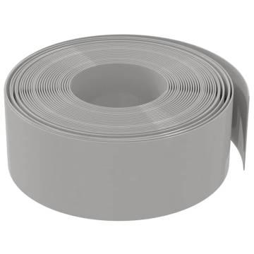 Durable Grey Garden Edgings - 10m x 20cm Polyethylene (3 pcs)