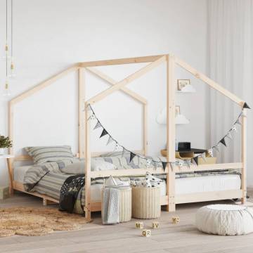 Kids Bed Frame 90x200 cm | Solid Pine Wood | Durable Design