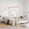 Kids Bed Frame 2x(90x200) cm Solid Wood Pine Colour natural Size 2 x (90 x 200) cm 