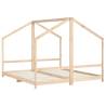 Kids Bed Frame 90x200 cm | Solid Pine Wood | Durable Design