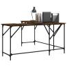 Desk Smoked Oak 149x149x75 cm - Stylish & Durable