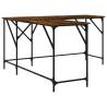 Desk Smoked Oak 149x149x75 cm - Stylish & Durable