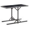 Stylish Anthracite Garden Table | 110x53x72 cm - HipoMarket