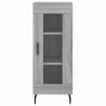 Stylish Highboard in Grey Sonoma - 34.5x34x180 cm