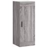 Stylish Highboard in Grey Sonoma - 34.5x34x180 cm