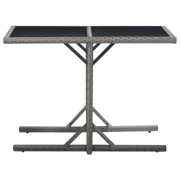 Stylish Anthracite Garden Table | 110x53x72 cm - HipoMarket