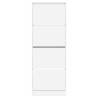 Shoe Cabinet White 60x21x163.5 cm - Stylish Storage Solution