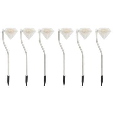 Solar LED Garden Lights - Set of 6 | HipoMarket UK