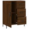 Brown Oak Sideboard 69.5x34x90 cm - Durable & Stylish