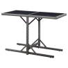 Stylish Anthracite Garden Table | 110x53x72 cm - HipoMarket