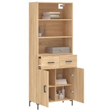 Highboard Sonoma Oak - Stylish Storage Solution | HipoMarket