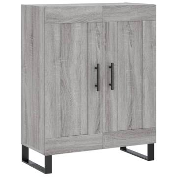 Highboard Grey Sonoma – Stylish Engineered Wood Storage 69.5x34x180 