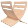 Wooden Magazine Rack - Floor Standing Natural | HipoMarket